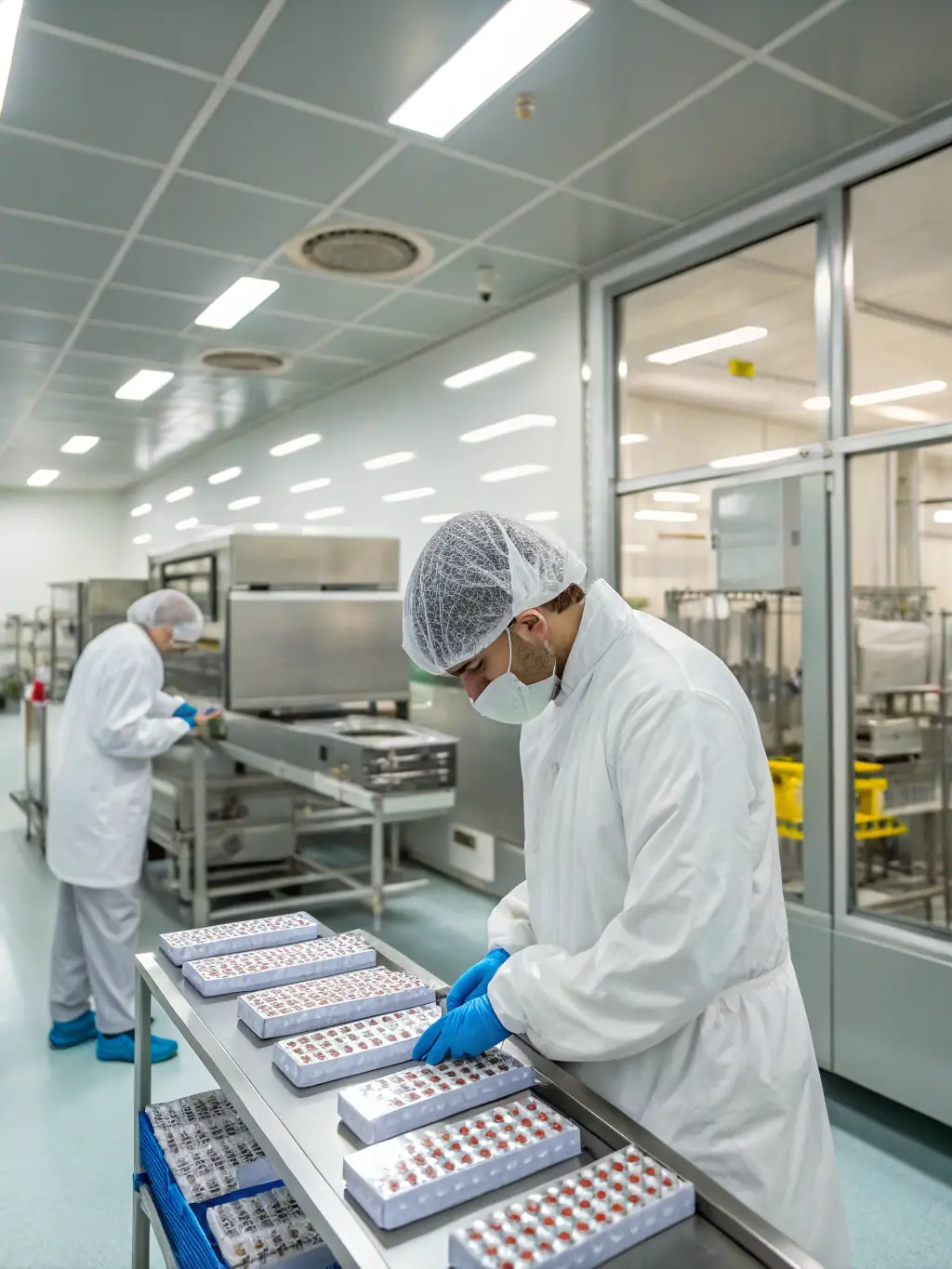 A GMP-certified facility producing pharmaceutical tablets and capsules, showcasing quality control and adherence to regulatory standards.